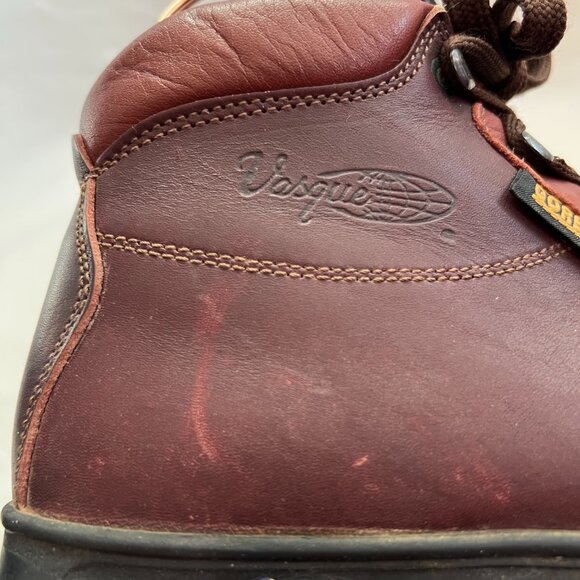 Vintage Vasque boots Sundowner Goretex US womens 8 brown leather lace up hiking - Picture 9 of 15
